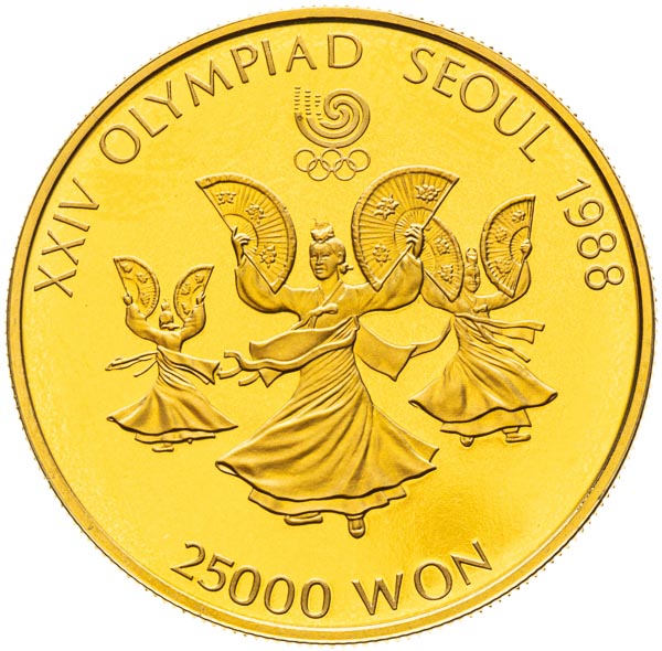 25000 Wonů 1987 - averz