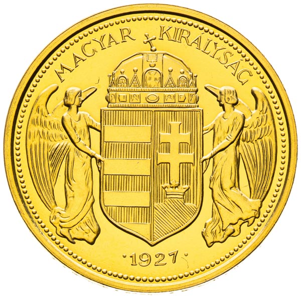 20 Pengo 1927 (zkušební ražba) - avers