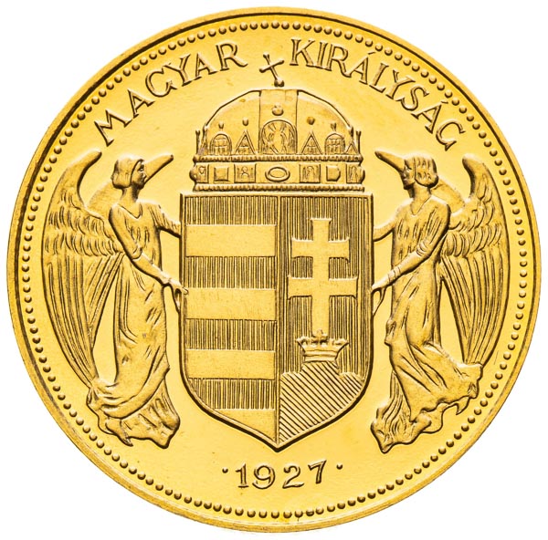 10 Pengo 1927 (zkušební ražba) - avers