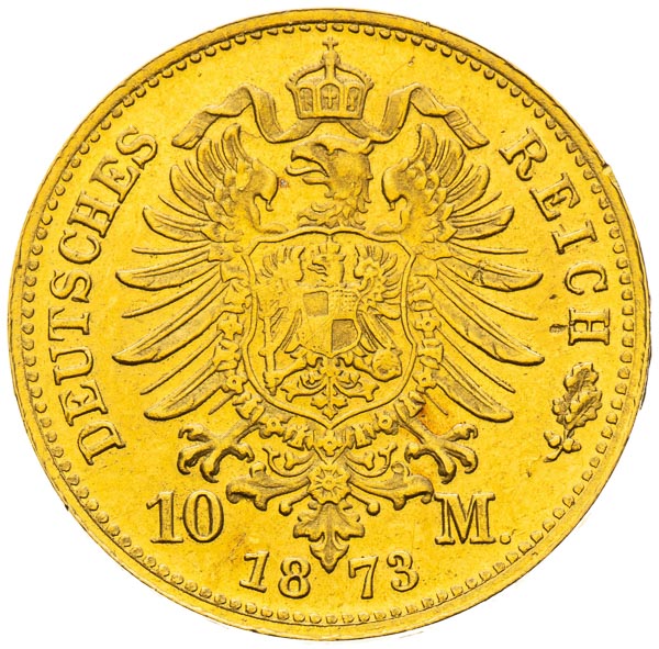 10 Marka 1873 - reverz