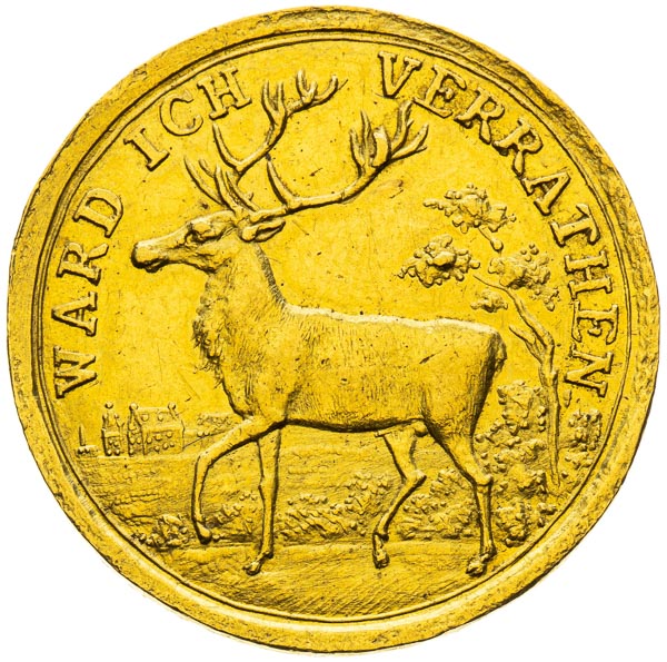 Dukát (1750) - averz