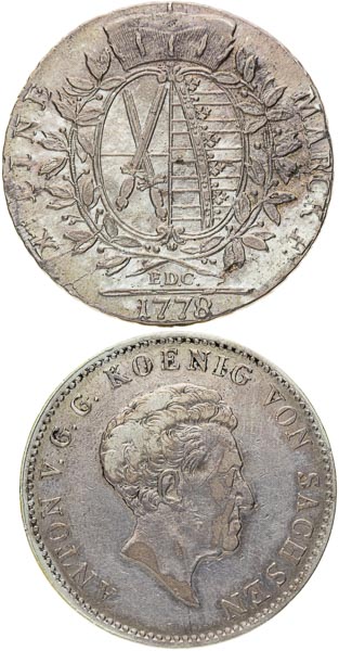Toliar 1778, 1836 (2 ks) - reverz