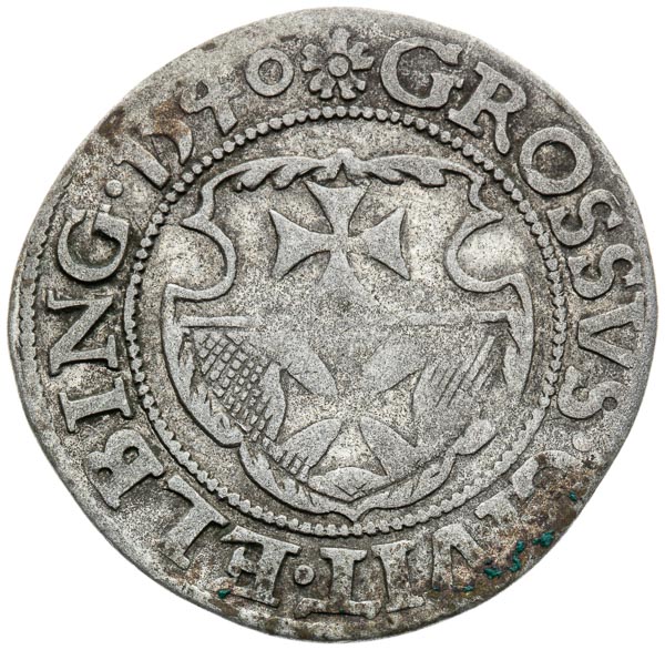 Groš 1540 - revers