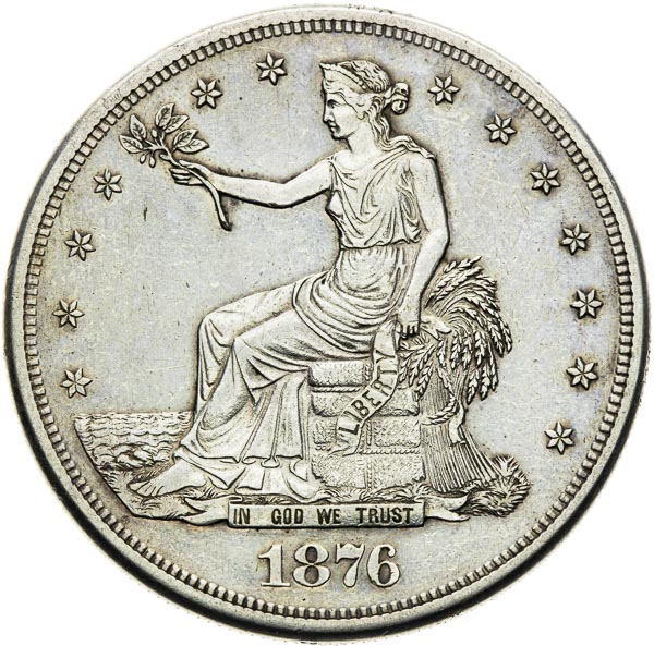 Dolar 1876 S - averz