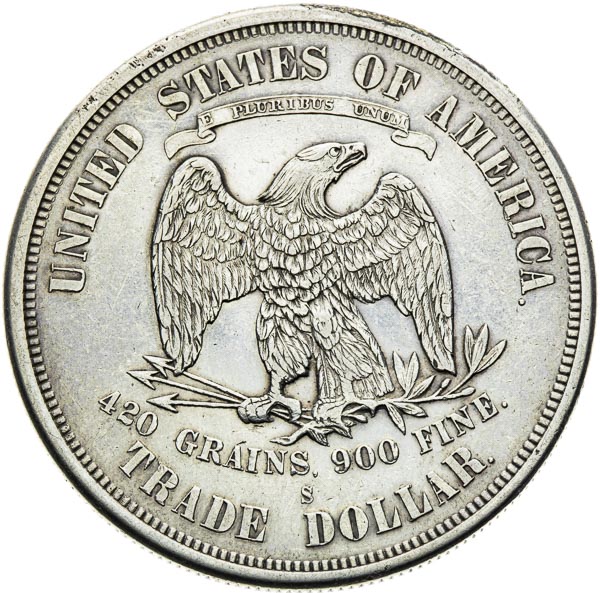 Dolar 1876 S - reverz