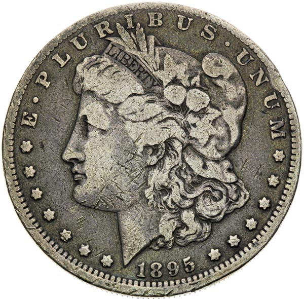 Morgan Dolar 1895 O - averz