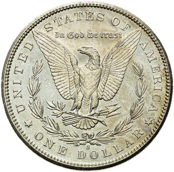 Morgan Dolar 1900 S - reverz