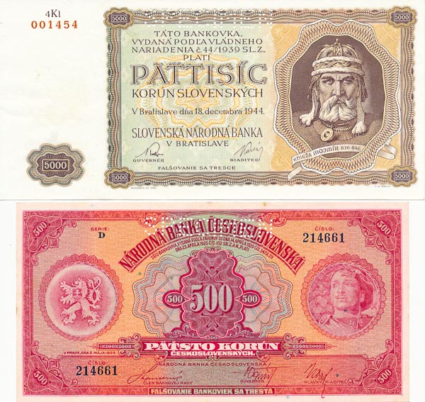 Lot bankovek (2 ks) - avers