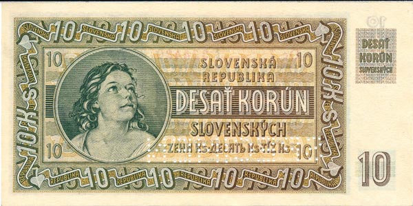 10 Ks 1939 De 7 (perforovaná) - revers
