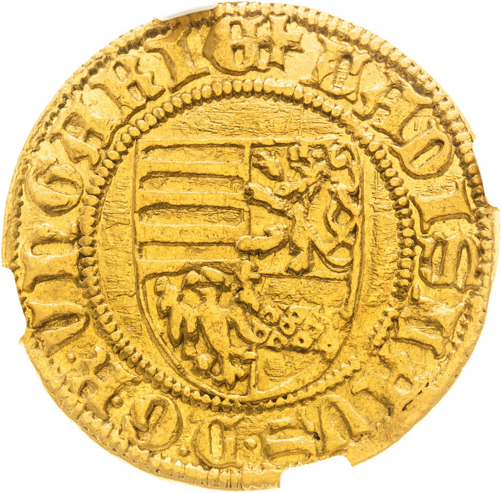 Dukát (1455-1457) - averz