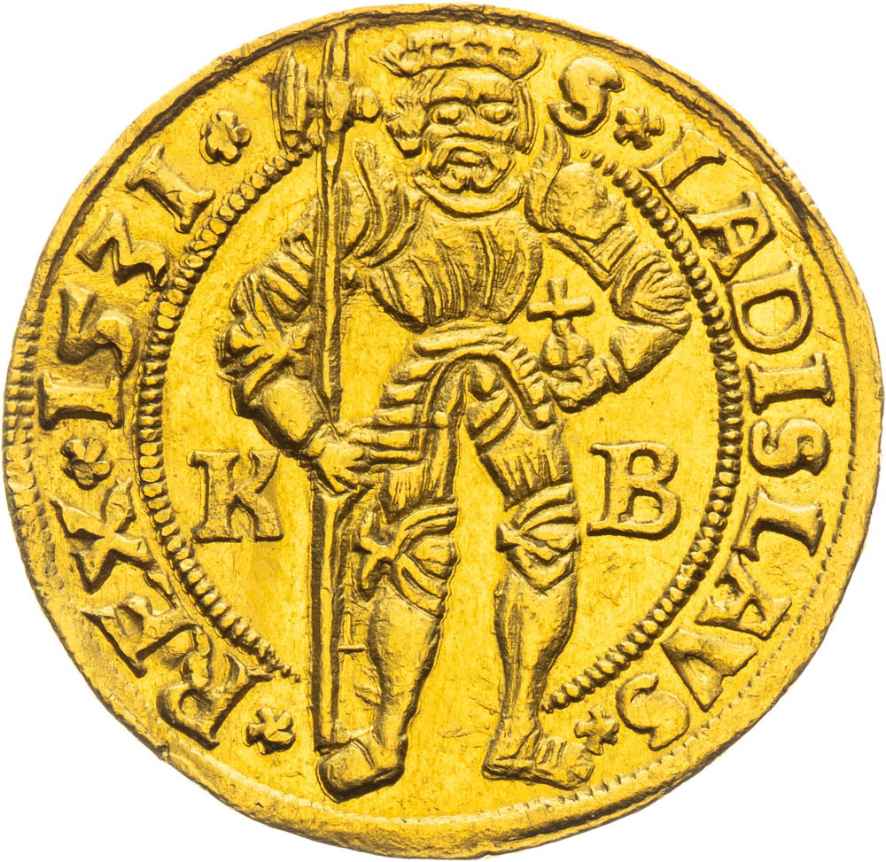 Dukát 1531 - reverz