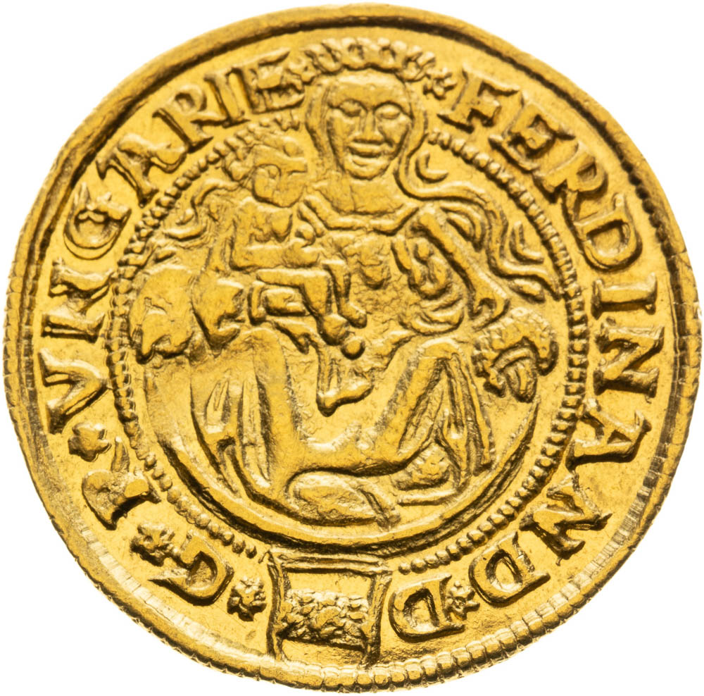 Dukát 1553 - averz