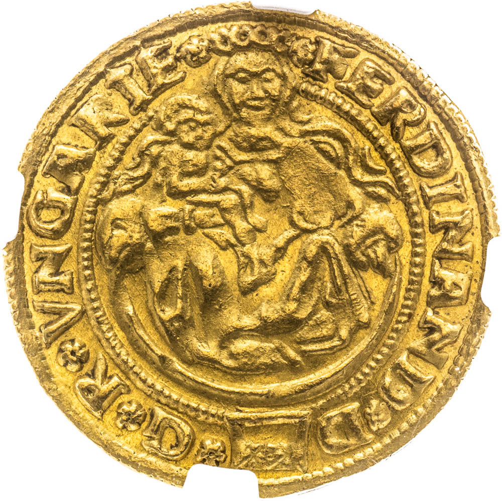 Dukát 1555 - averz