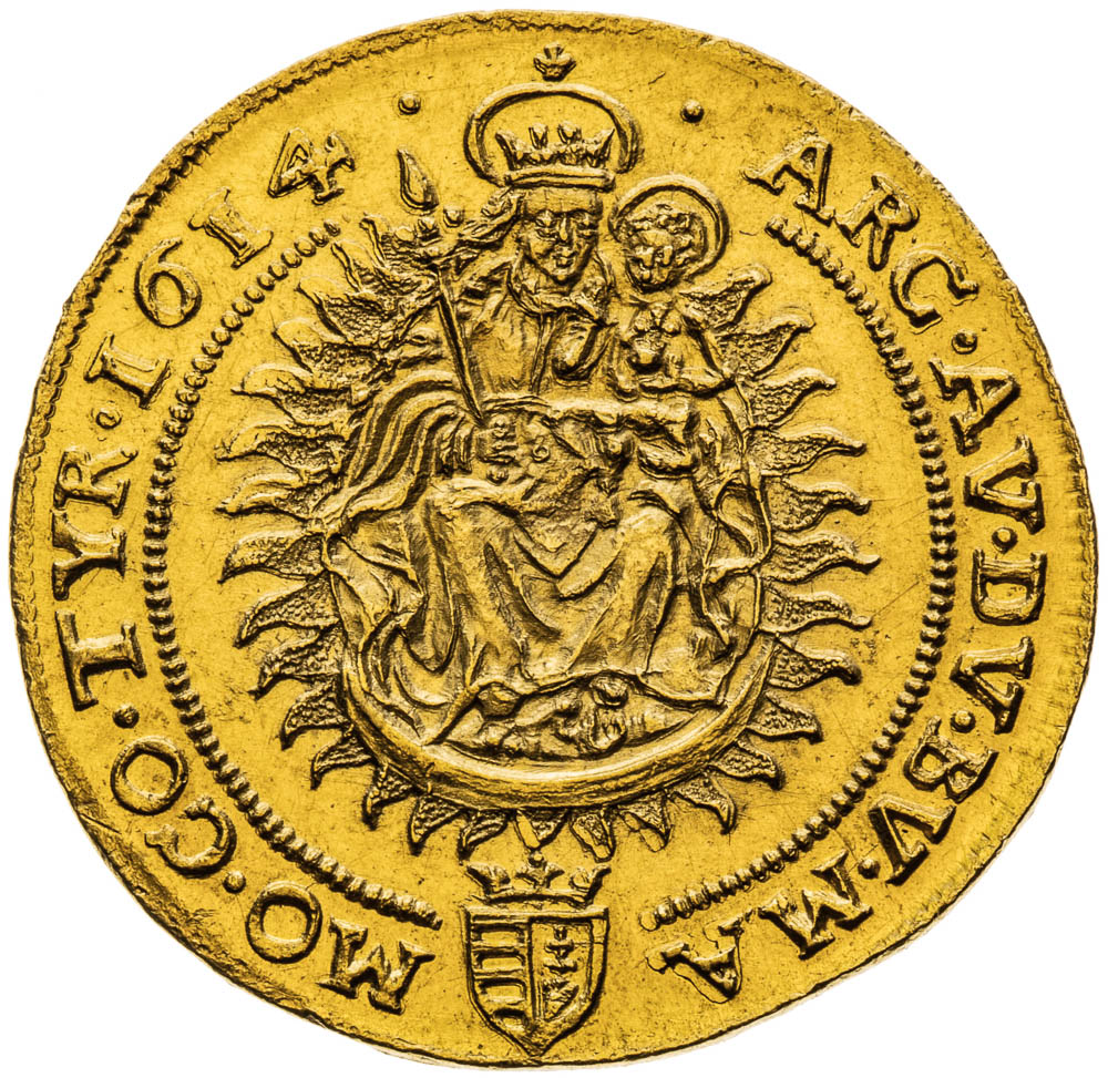 2 Dukát 1614 - reverz