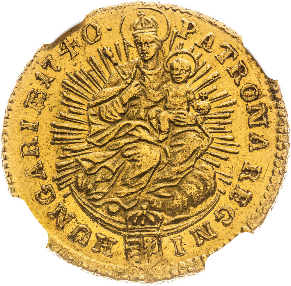 Ducat 1740 - back