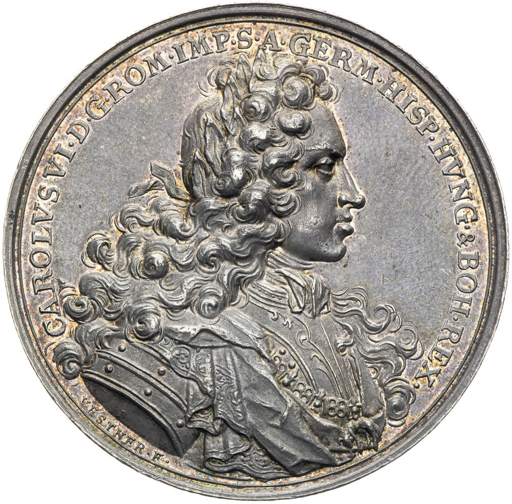 Silver medal 1711 - front