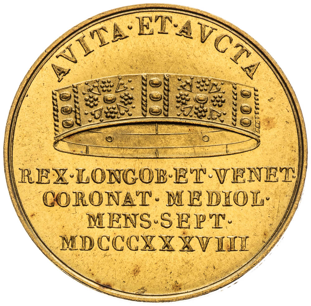 Zlatý žetón 1838 (1 1/2 Dukát) - reverz