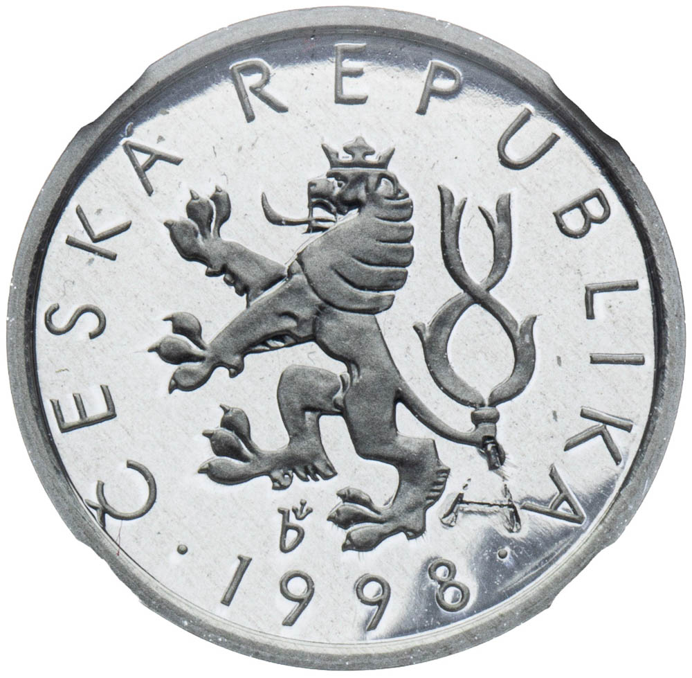 10 Haléř 1998 (autorský odrazok) - averz
