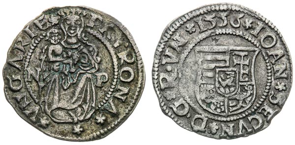 Denár 1556 (2 ks) - revers