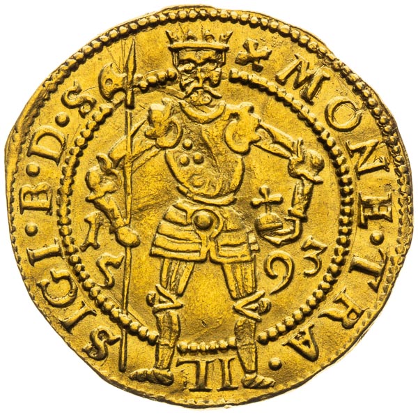 Dukát 1593 - avers