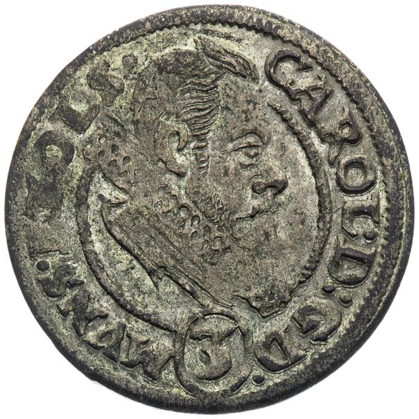 3 Krejcar 1614 - avers