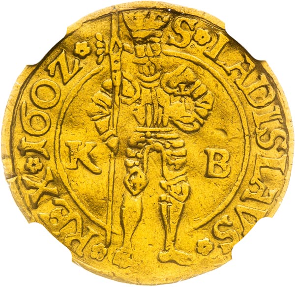 Dukát 1602 - revers