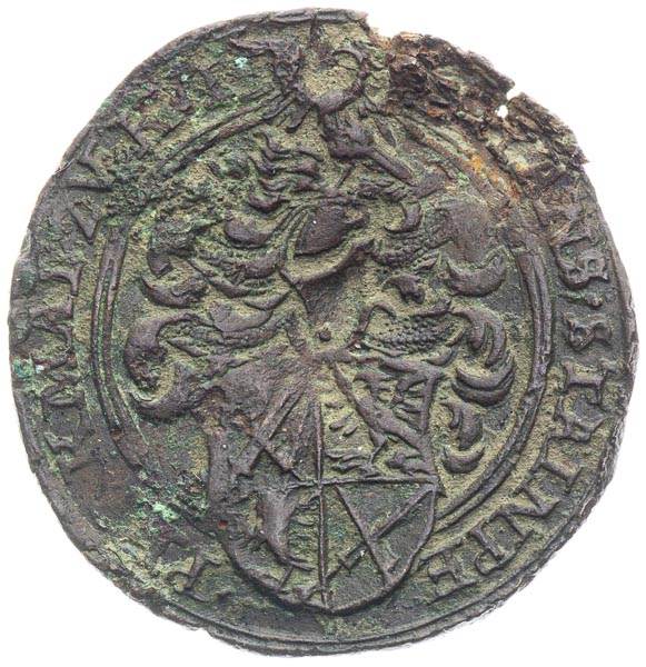 Početní groš (konec 16. stol.) - averz