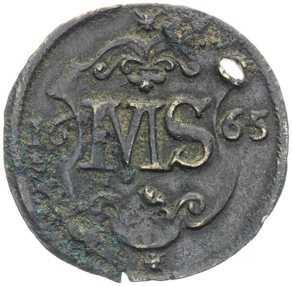 Banská minca 1652 - averz
