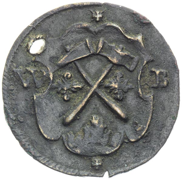 Banská minca 1652 - reverz