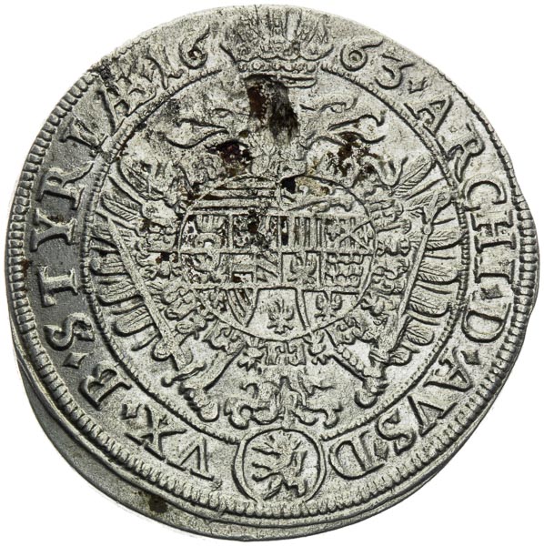 XV Krejcar 1663 - revers