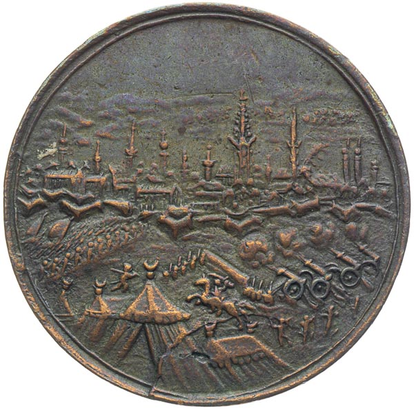 Strieborná medaila 1683 - averz