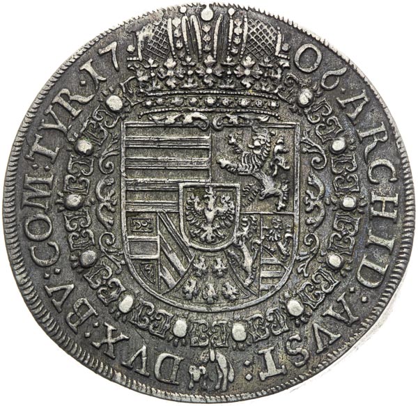 Tolar 1706 - revers