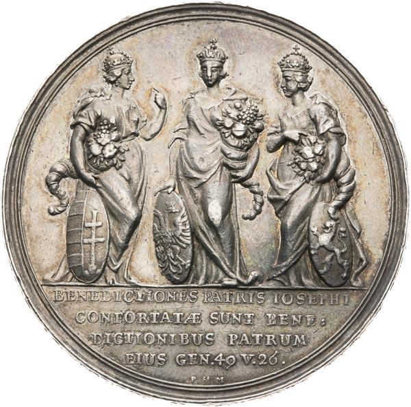 Strieborná medaila 1690 - reverz