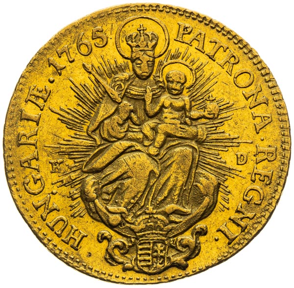 2 Dukát 1765 - revers