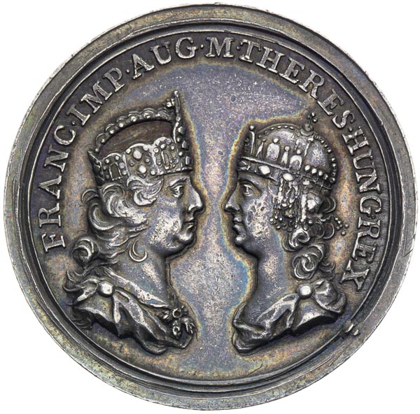 Silver medal 1751 - front