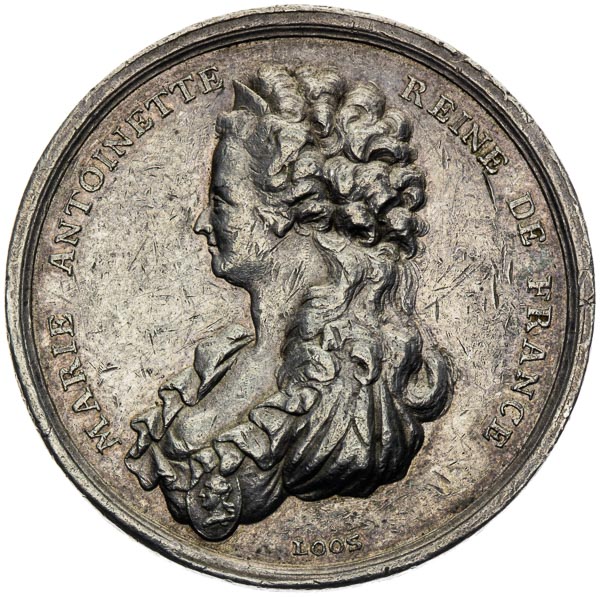 Strieborná medaila 1793 - averz
