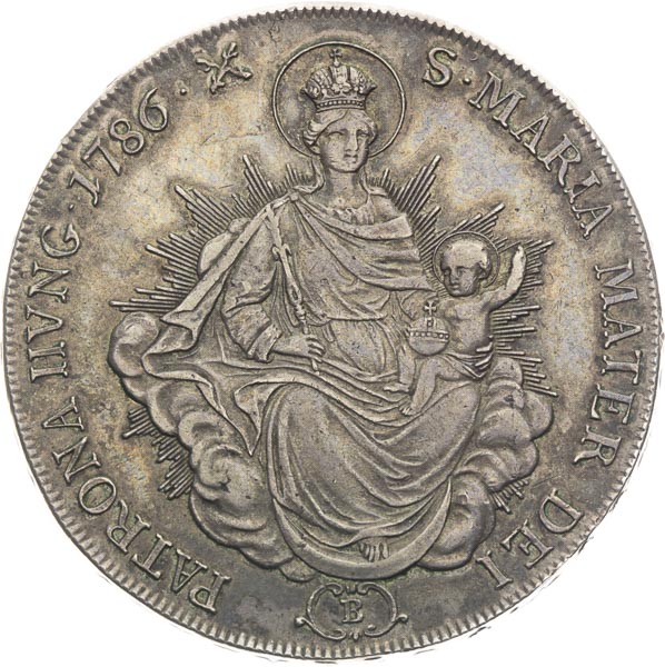 Thaler 1786 - back