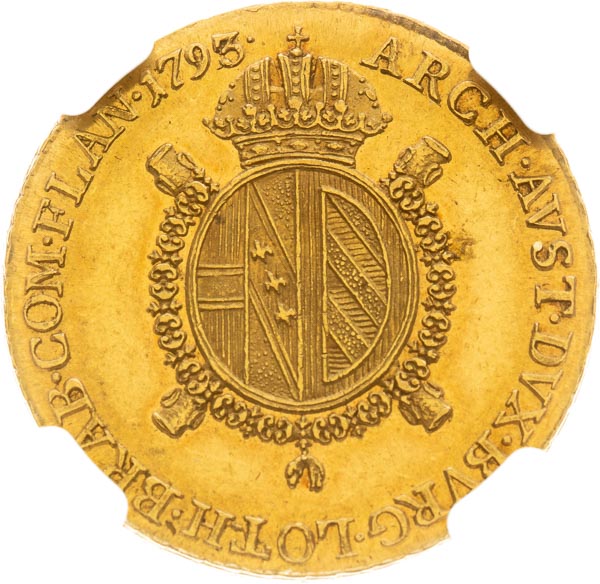1/2 Souverain d'Or 1793 - back