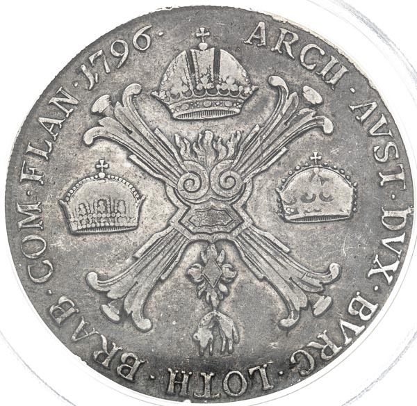 Thaler 1796 - back