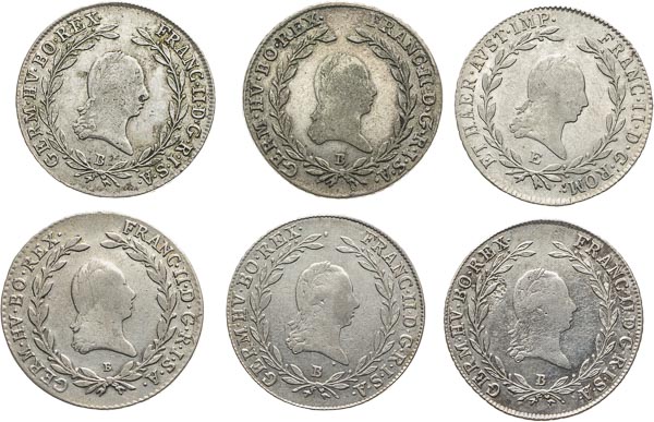 20 Kreutzer (6 pcs) - front