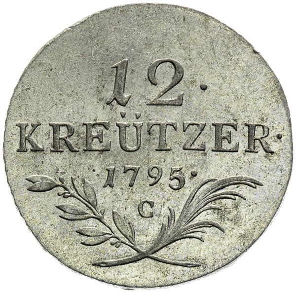 12 Kreutzer 1795 - back