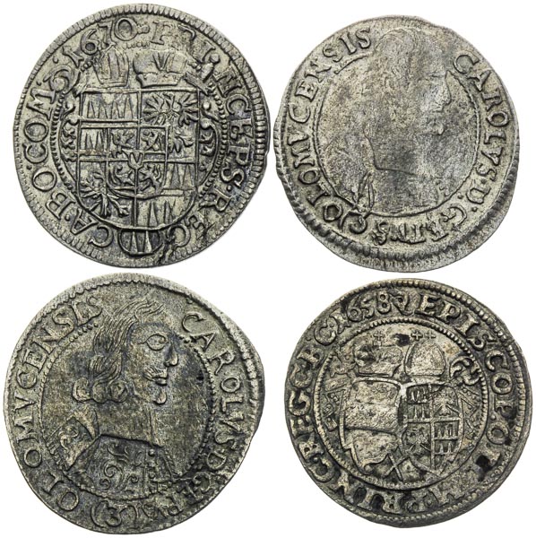 3 Krejcar 1658-1670 (4 ks) - revers