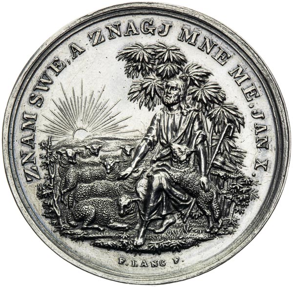 Strieborná medaila 1831 - reverz