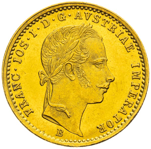 Dukát 1862 - avers