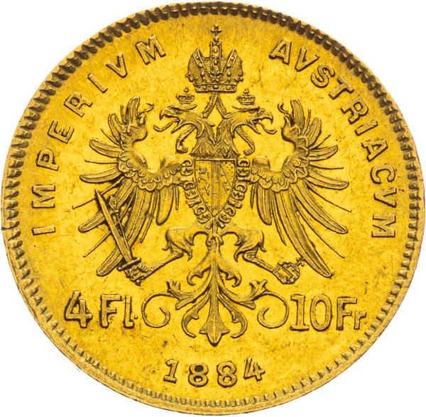 4 Zlatník 1884 - revers