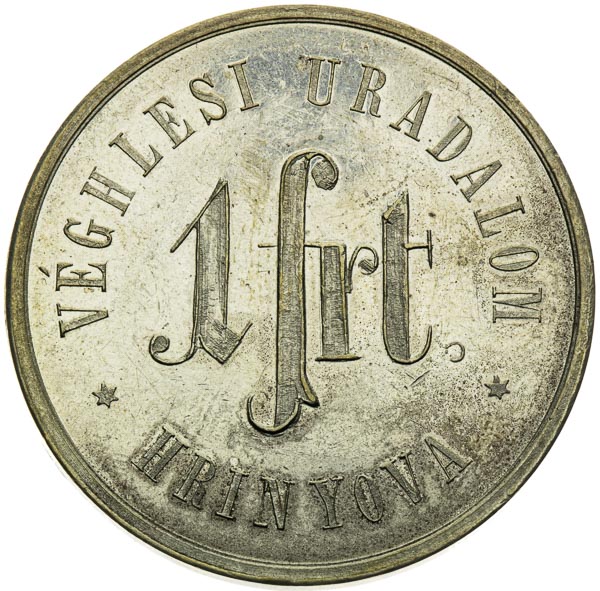 Zlatník 1879 - reverz