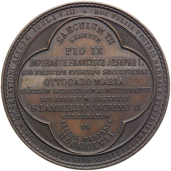 Medal 1857 - back