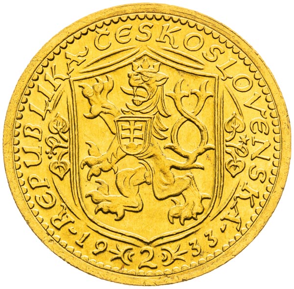 2 Dukát 1933 - revers