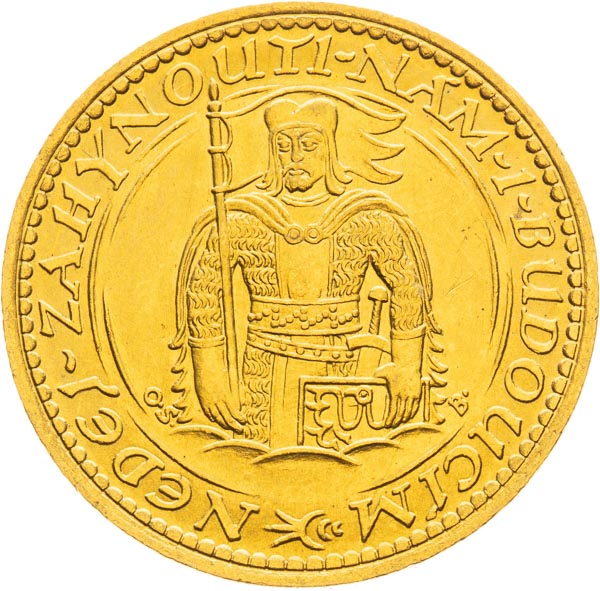 Dukát 1923 - avers