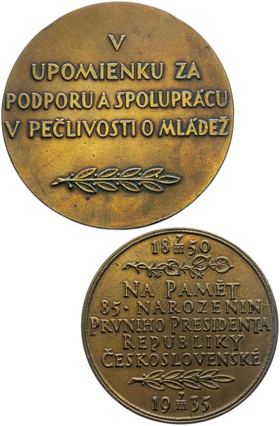 Lot of medals (2 pcs) - back